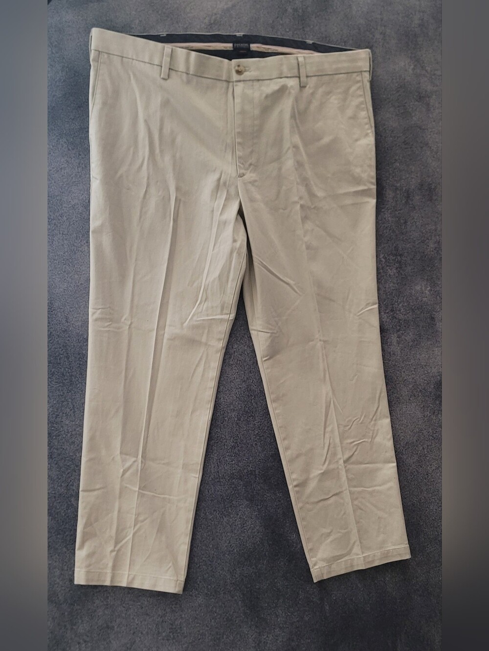 Dockers Classic Fit Flex Comfort Light Beige Brown Men Size 44 × 32 Pants